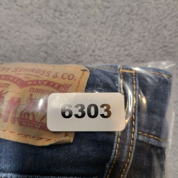 Levis Jeans Womens 6? Blue Skinny Leg Stretch Denim Distressed - Picture 10 of 10